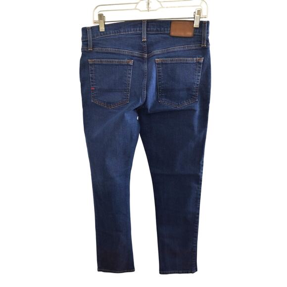 Tommy Hilfiger Jeans Men's Size 31 x 32 Dark Wash Stretch Denim Slim Fit Tapered - Picture 3 of 11